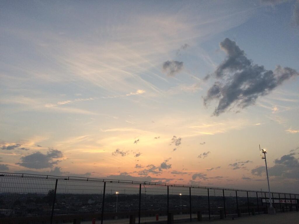 #夕焼け #桶川 #仕事帰り
