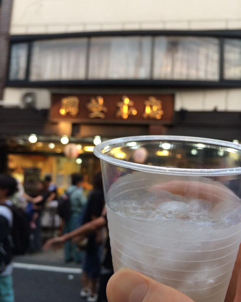 今日の梅ジュース #桶川 #祇園祭 #梅ジュース #爽やか #お祭り