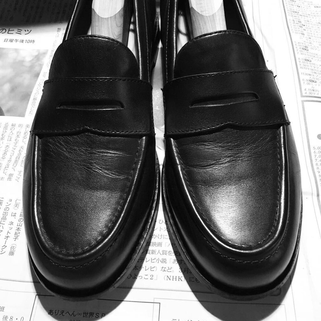 #スムースレザー #ローファー #シューツリー #手入れ #無印良品