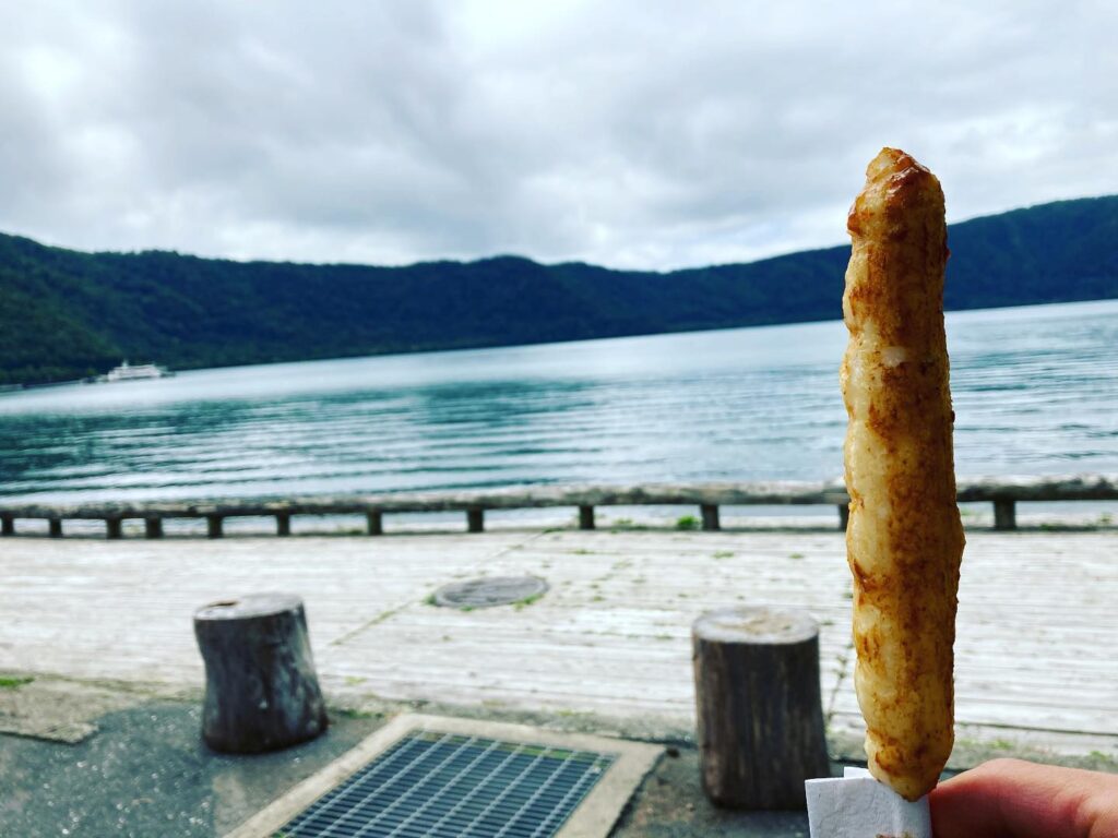 きりたんぽと十和田湖