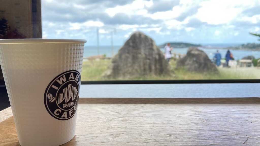 #東尋坊 #岩場カフェ